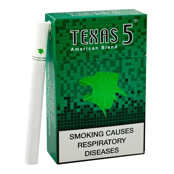 บุหรี่นอก TEXAS5 เขียว Menthol