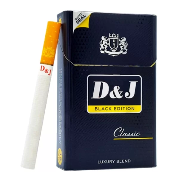 บุหรี่นอก ดีเจ ดำ D&J BLACK