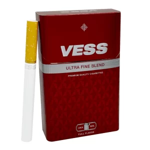 บุหรี่นอก VESS แดง พรีเมี่ยม (ซองแข็ง)