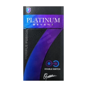 บุหรี่นอก แพลตตินั่ม บลูเบอรี่ (2 เม็ดบีบ) Platinum Seven