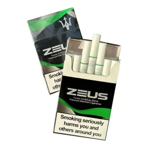 บุหรี่นอก Zeus เขียว Menthol Menthol