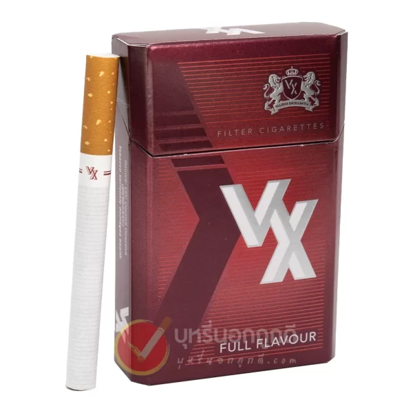 บุหรี่นอก VX แดง (ซองแข็ง)